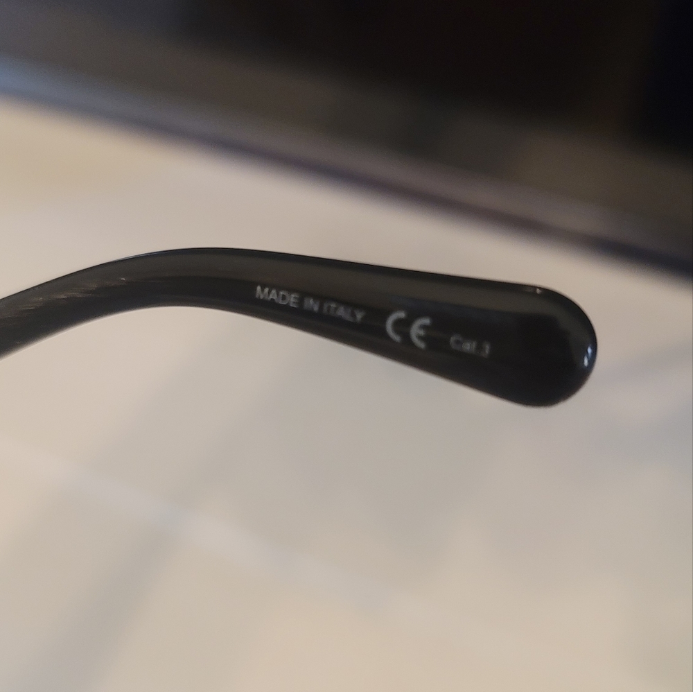 NWT Stella McCarthy Black Chrome Mirror Sunglasses Glasses - Picture 4 of 8